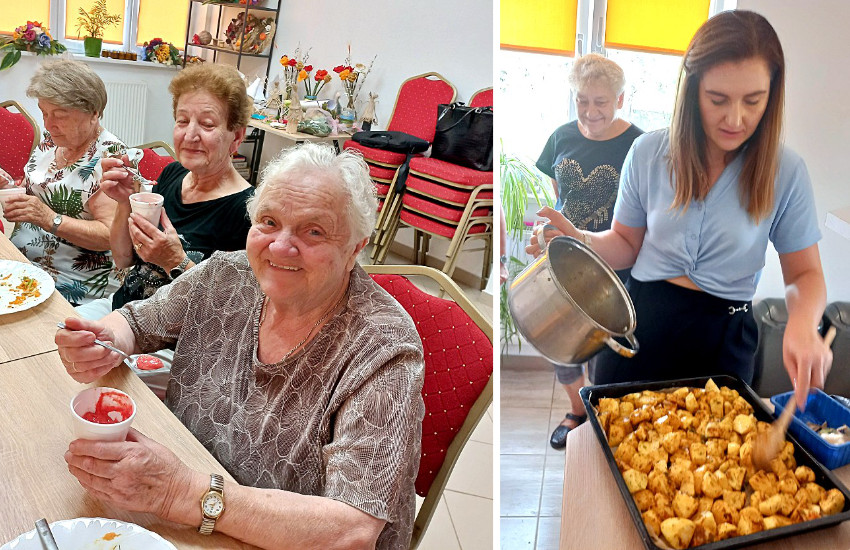 Wyszonki Kościelne. Klub Senior+ kusi zdrowym menu: Pieczone mielone z warzywami, młode ziemniaczki i surówka kopenhaska