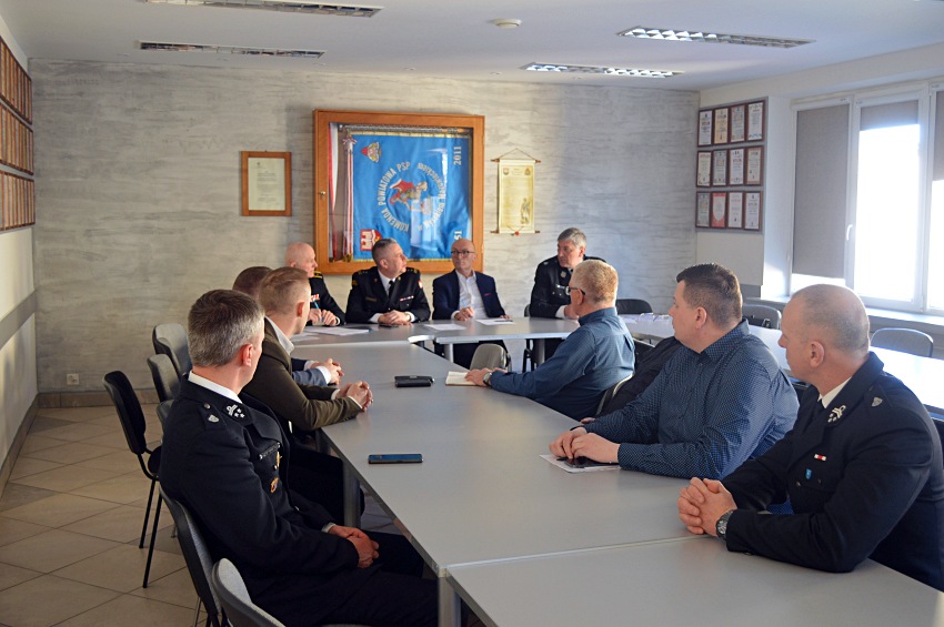 Posiedzenie Zarządu Oddziału Powiatowego ZOSP RP w Wysokiem Mazowieckiem