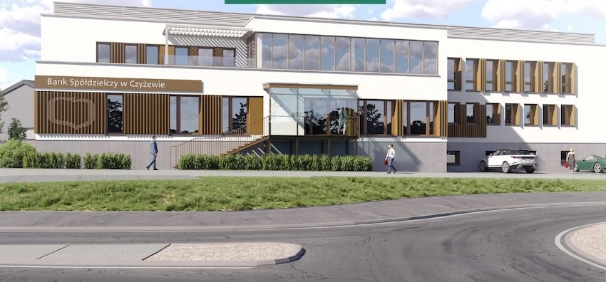 Czyżewski bank zmienia oblicze. Prace potrwają kilkanaście miesięcy