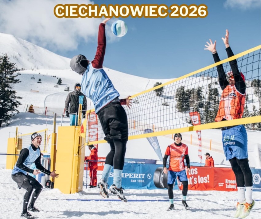 „Puchar Zimy” w Ciechanowcu. Pierwszy turniej siatkówki na śniegu w regionie