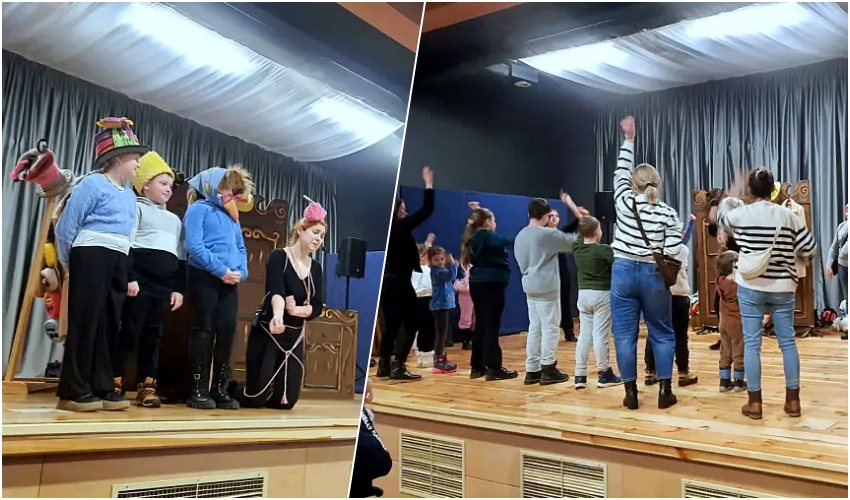 Dzieci przejęły scenę w Ciechanowcu. Relacja ze spektaklu Teatru MagMowcy [foto]