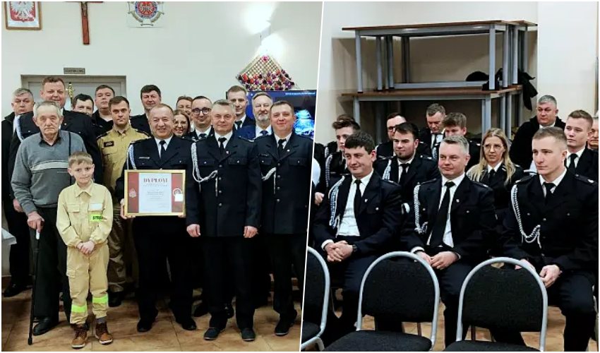 Walne zebranie strażaków w Kobylinie-Borzymach. Kto został wybrany do zarządu? [foto]