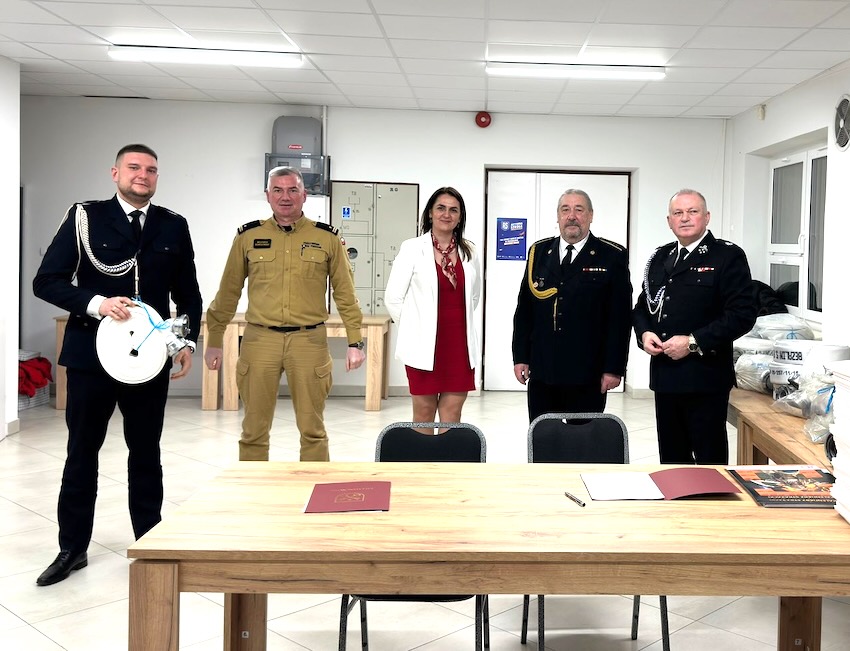 Nowe władze u strażaków w Ciechanowcu. Tomasz Kowalewski prezesem [foto]