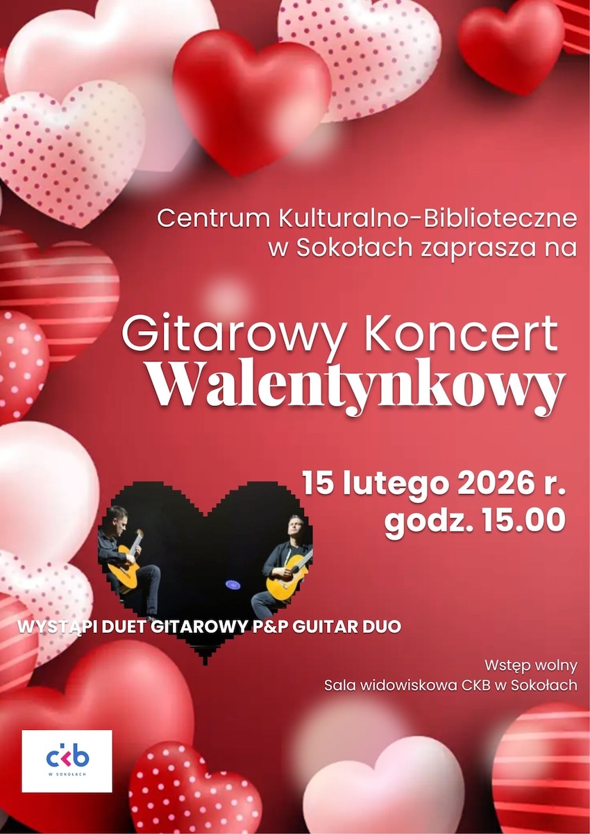 P&P Guitar Duo wystąpi w Sokołach. Romantyczne popołudnie z muzyką