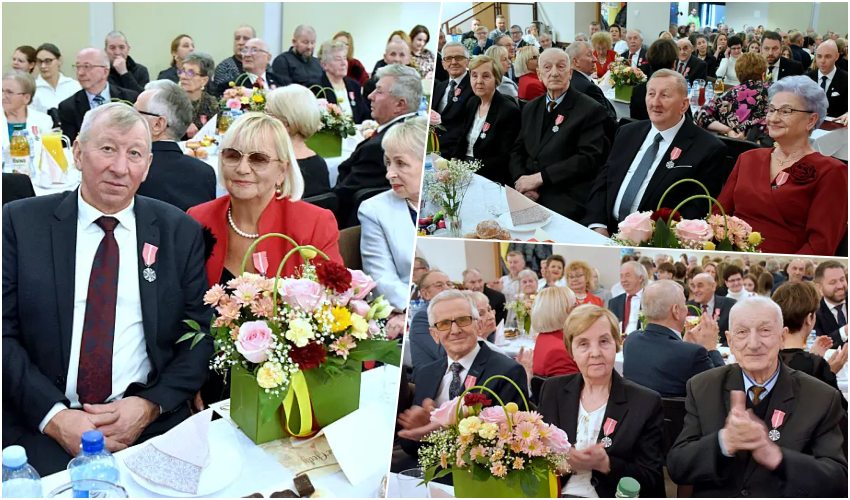 Złote Gody w Sokołach. 22 pary świętowały 50-lecie małżeństwa [foto]