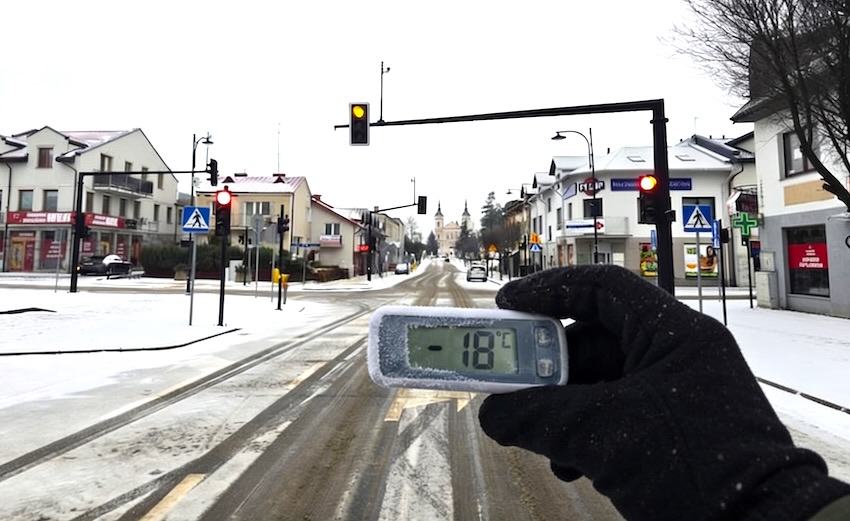 Silny mróz uderzy w nocy. Ostrzeżenie dla powiatu wysokomazowieckiego