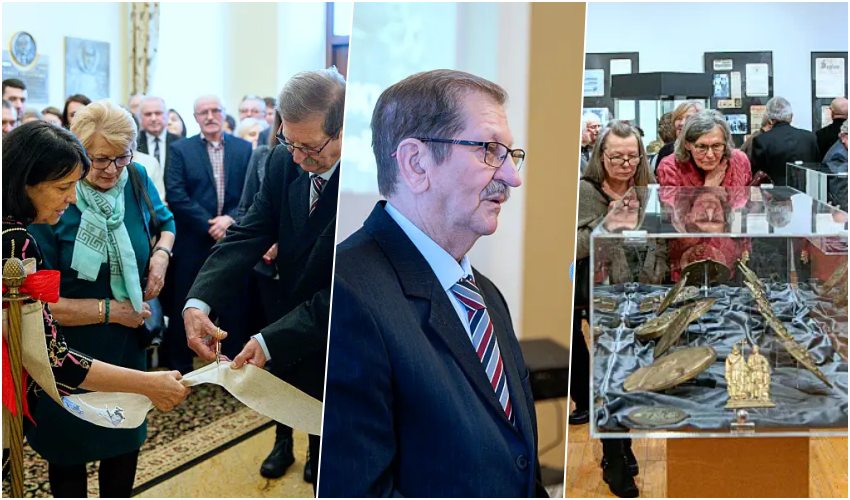 Ciechanowiec: Uroczyste otwarcie wystawy „Roman Murawski. Człowiek wielu pasji” [foto]