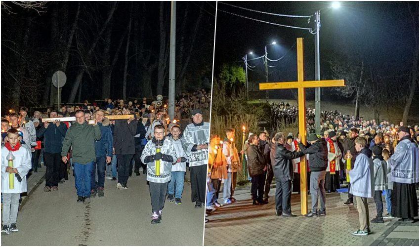 Modlitwa na ulicach miasta. Droga Krzyżowa w Czyżewie za nami [foto]