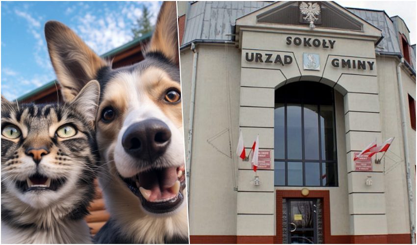 Kary dla nieodpowiedzialnych właścicieli. Gmina Sokoły i policja biorą się za wałęsające się czworonogi