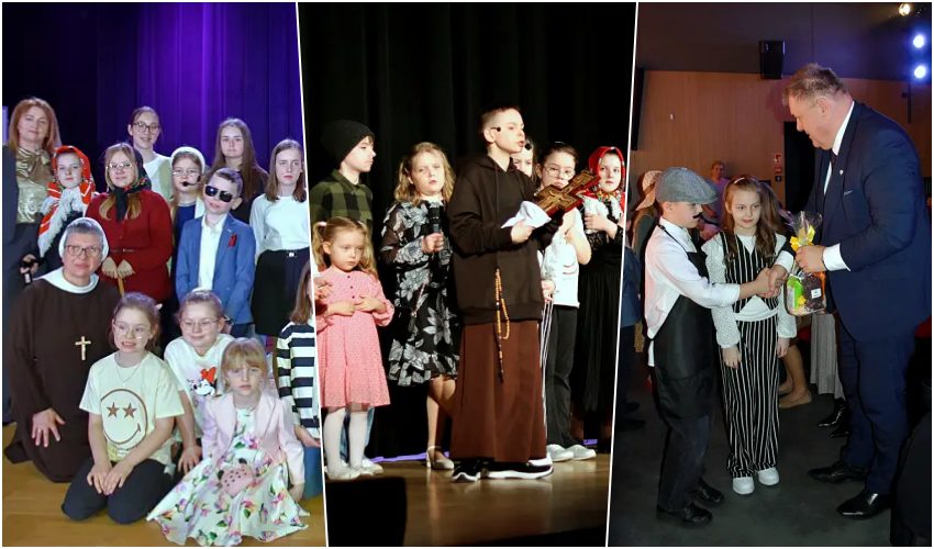 Wysokie Mazowieckie; „Mali Pomocnicy Maryi” wystąpili przed mieszkańcami. Za nami poruszające przedstawienie [foto]