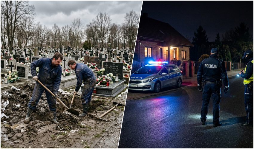 Chciała wyrwać męża z cmentarza za wszelką cenę. Zamiast tego dostała słony mandat