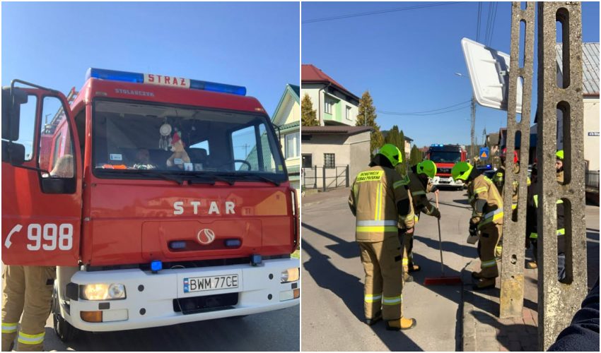 Stłuczka w Szepietowie. Interweniowały zastępy OSP i JRG oraz policja