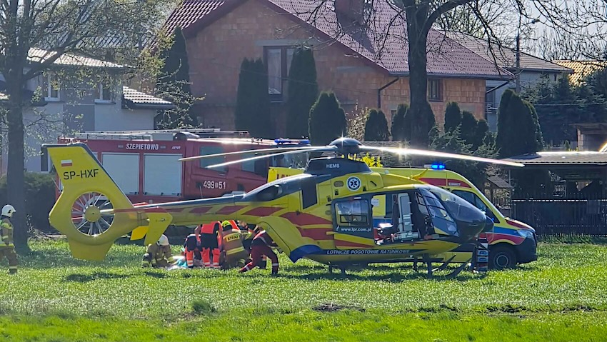 Szepietowo: Wybuch w domu w powiecie wysokomazowieckim. Ranny mężczyzna [foto/wideo]
