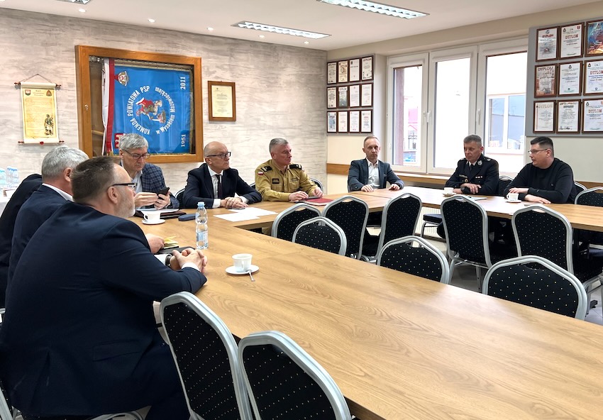 Zarząd powiatowy OSP obradował w Wysokiem Mazowieckiem [foto]