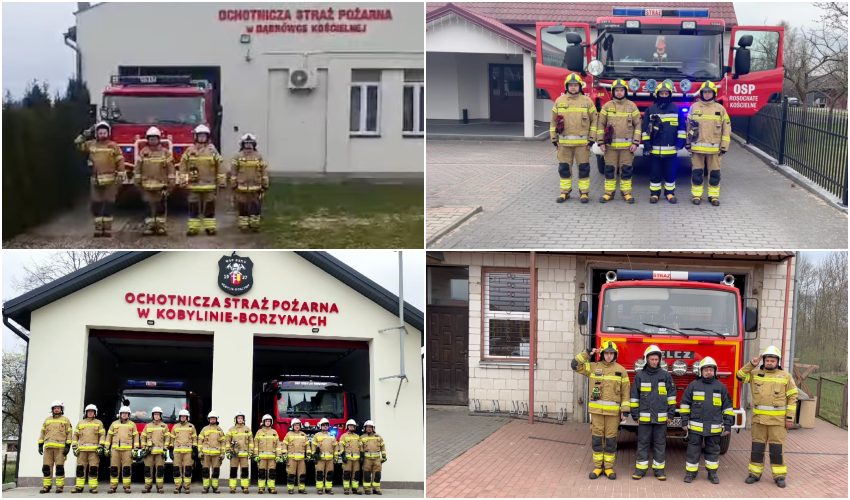 Strażacy z powiatu wysokomazowieckiego oddali hołd zmarłemu druhowi [wideo]