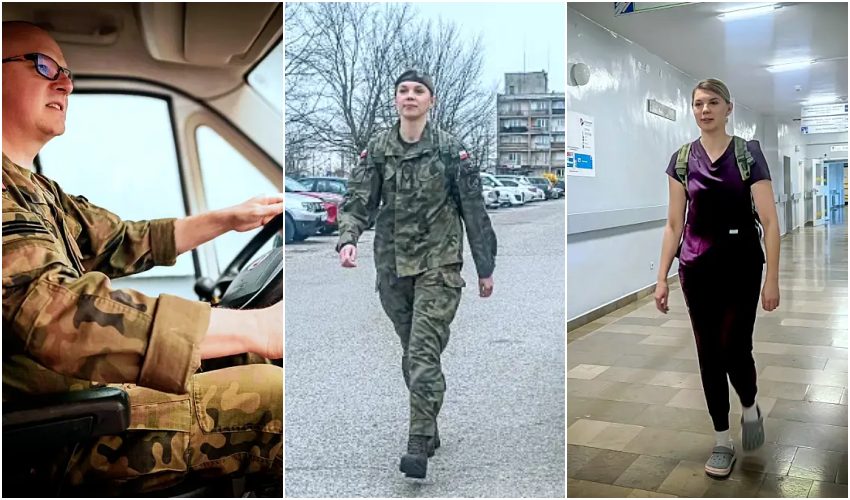 Mundury na ulicach naszego powiatu. Terytorialsi poszli dziś do cywilnej pracy