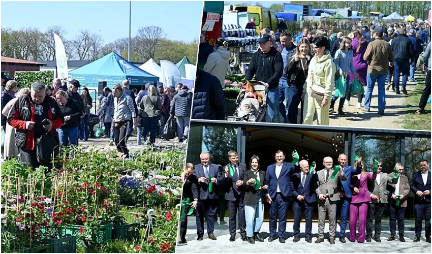 230 wystawców i tłumy w Szepietowie. Za nami pierwszy dzień targów ogrodniczych [wideo/foto]