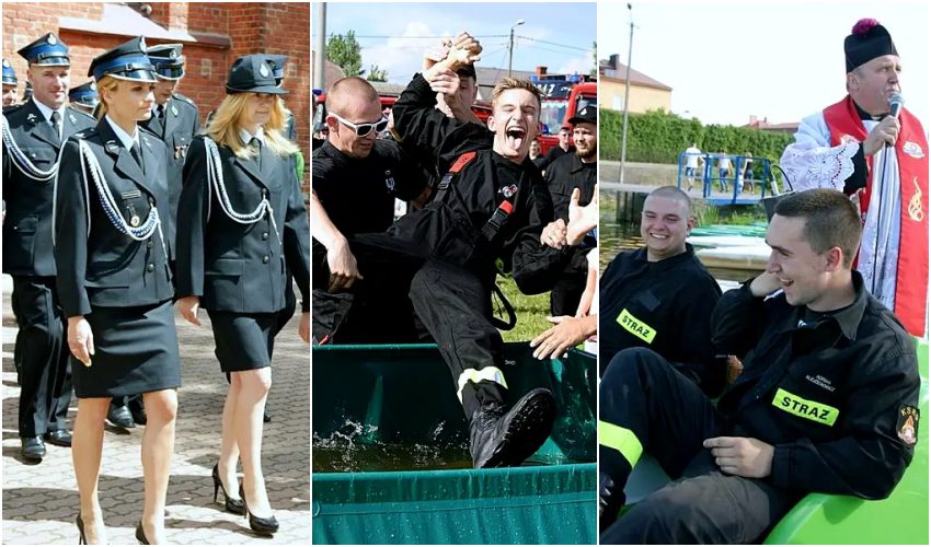 Dzień Strażaka. Zobaczcie archiwalne zdjęcia druhów i druhen z naszego powiatu [foto]