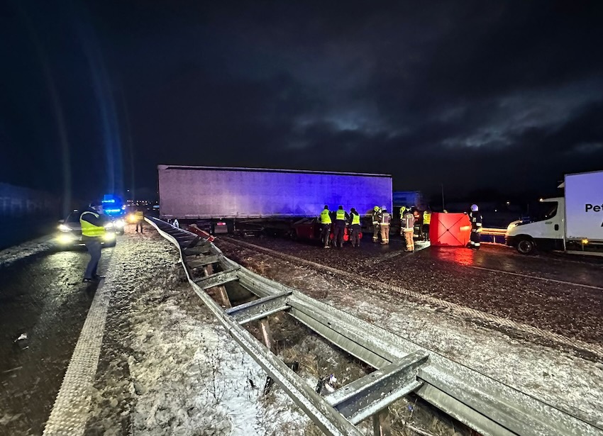 Śmiertelny wypadek. Nie żyje kobieta. Uwaga na utrudnienia na DK66