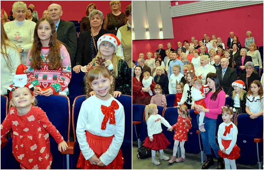 Opłatek w GOK Szepietowo. Goście i mieszkańcy złożyli sobie życzenia [foto]