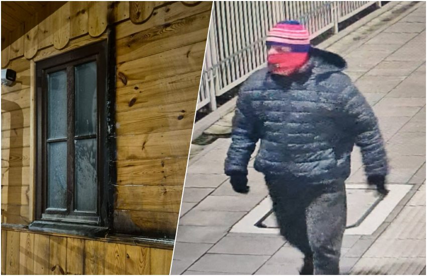 Atak na posterunek w Szepietowie. 56-latek rzucił koktajlem Mołotowa [wideo/foto]