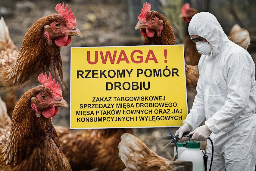 Dramat w kurniku w gminie Ciechanowiec. 35 kur padło, kilkadziesiąt trzeba było uśpić