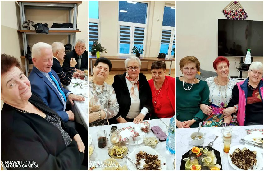 Opłatek i życzenia. Świąteczne spotkanie w Kobylinie-Borzymach [foto]