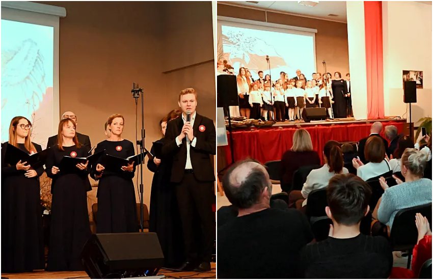 Sokoły: Lokalni artyści uczcili Święto Niepodległości [wideo/foto]