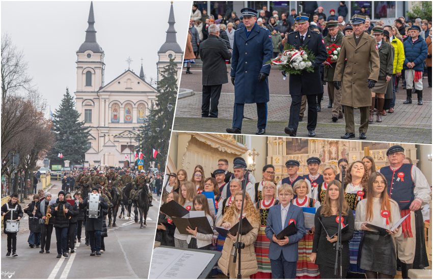 Wysokie Mazowieckie uczciło 107. rocznicę Odzyskania Niepodległości. Główne obchody już za nami [wideo/foto]