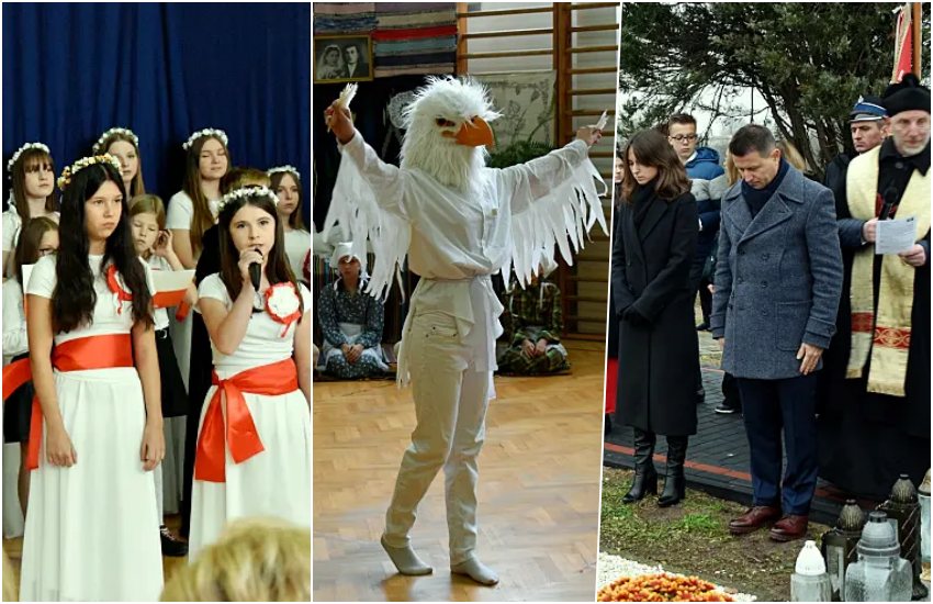 Strażacy, uczniowie i samorządowcy na obchodach 11 listopada w Klukowie [foto]