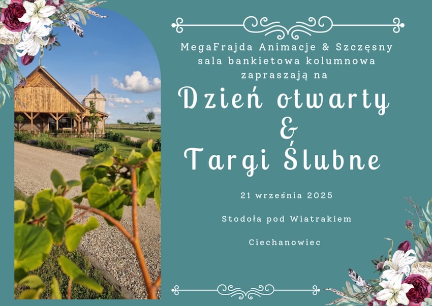 Wielkie wydarzenie ślubne w Ciechanowcu. Organizatorzy zapraszają usługodawców z regionu