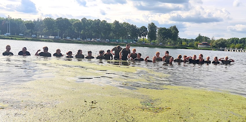 Ciechanowiecki zalew poligonem dla przyszłych żołnierzy [foto]