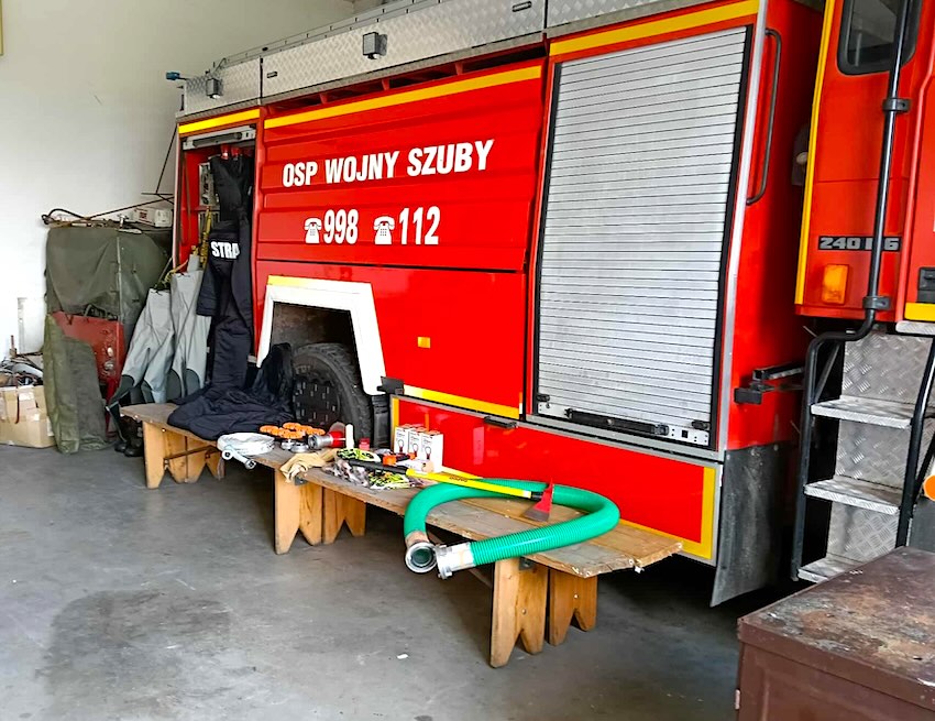 Strażacy z OSP Wojny-Szuby pochwalili się nowymi zakupami [foto]