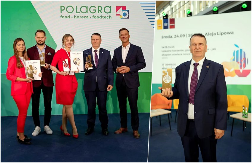 Poczwórne złoto dla Mlekovity! Firma z Wysokiego Mazowieckiego zdominowała targi Polagra [foto]