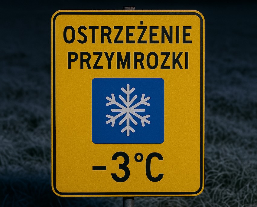 Nocne przymrozki nadciągają nad powiat wysokomazowiecki