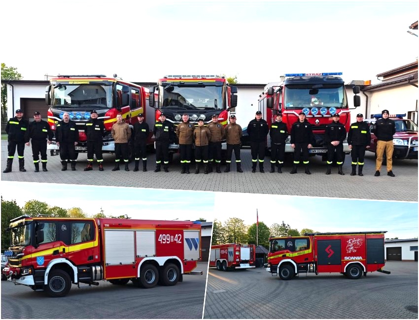 Jednostki OSP z Ciechanowca, Czyżewa i Sokół ruszyły na pomoc Biebrzańskiemu Parkowi Narodowemu [foto]