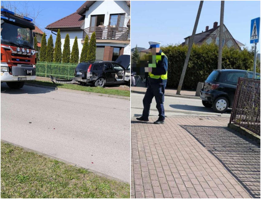 Szepietowo: Zderzenie dwóch pojazdów na skrzyżowaniu ul. Sienkiewicza z Ogrodową [foto]