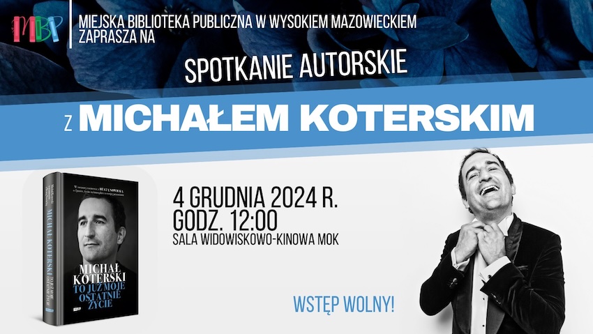 Michał Koterski w Wysokiem Mazowieckiem. Spotkanie już 4 grudnia