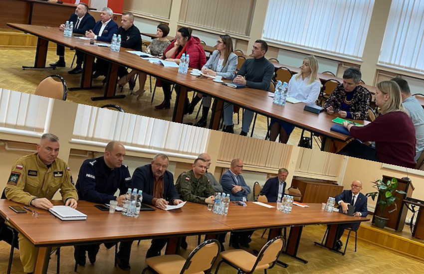 Wysokie Mazowieckie: W starostwie rozmawiali o przygotowaniach do zimy [foto]