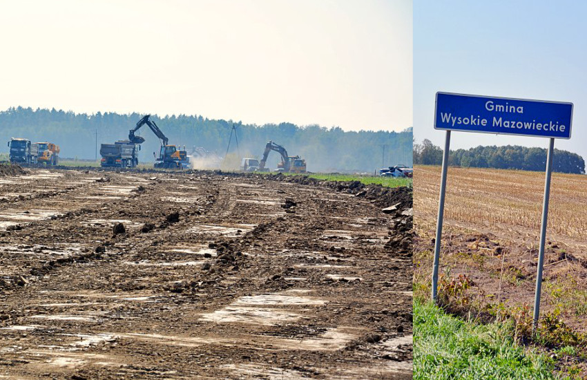 Trwa budowa kluczowej drogi Wysokie Mazowieckie - Białystok [wideo/foto]