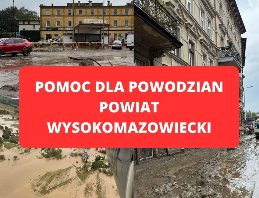 [LISTA PUNKTÓW 19.09.2024r.] Mieszkańcy powiatu wysokomazowieckiego ruszają z pomocą dla powodzian