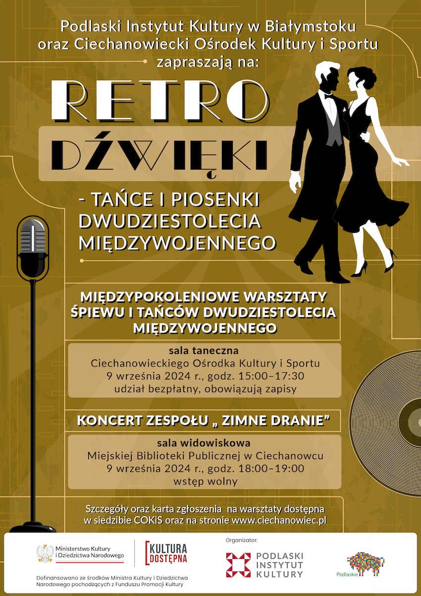 Plakat Retro Ciechanowiec