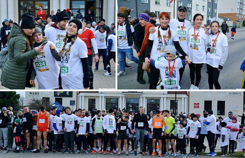 Prawie 150 biegaczy uczciło pamięć Żołnierzy Wyklętych w Wysokiem Mazowieckiem [wideo/foto]