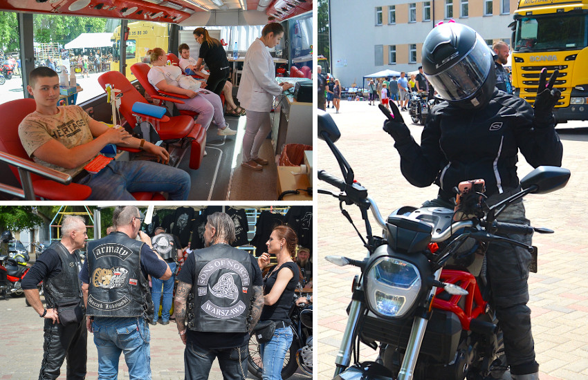 Krew, motocykle i dobra zabawa w Ciechanowcu! Motoserce 2024 [wideo/foto]