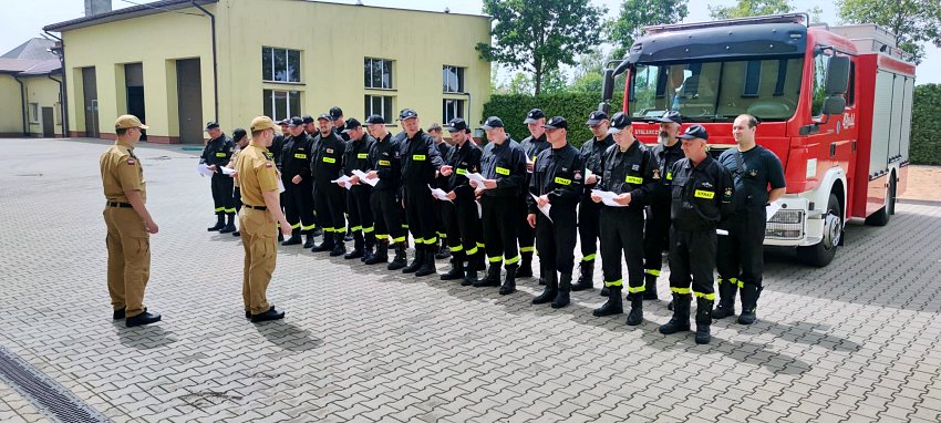 Szkolenie kierowców-konserwatorów OSP w Wysokiem Mazowieckiem zakończone [foto]