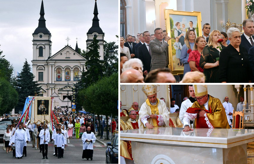 Święto w kościele Św. Jana Chrzciciela: Poświęcenie nowego ołtarza w Wysokiem Mazowieckiem [wideo/foto]