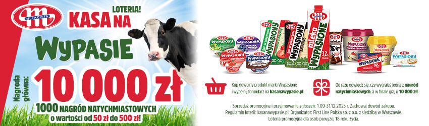 Mlekovita 2 kasa na wypasie