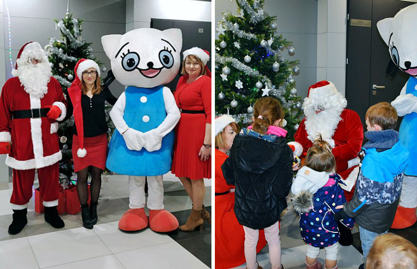 Wysokie Mazowieckie: Magia świąt w kinie: Mikołaj i Kicia Kocia w Wysokiem Mazowieckiem [foto]