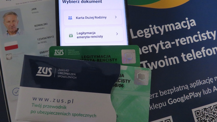Wysokie Mazowieckie: Legitymacja emeryta i rencisty w telefonie
