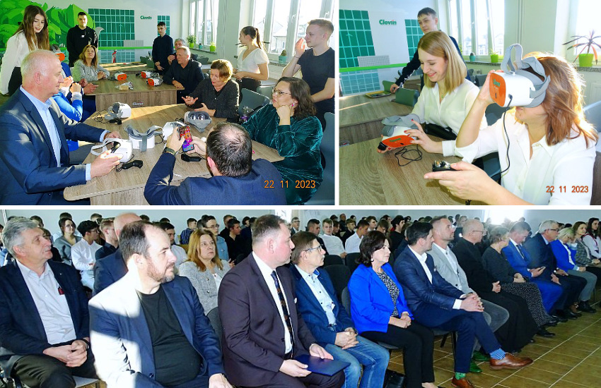 Sala VR uroczyście otwarta w Dniu Patrona ZSOiZ w Czyżewie [foto]